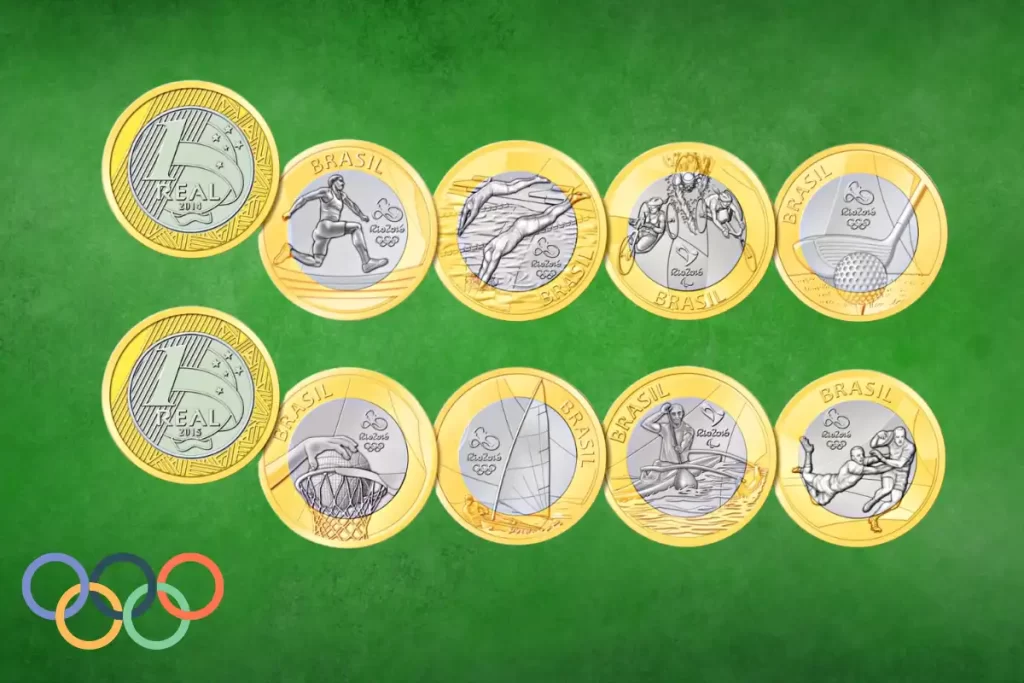 moedas das olimpíadas