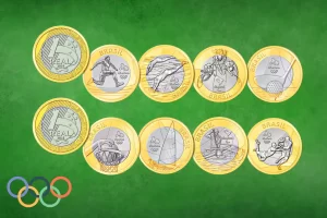 moedas das olimpíadas